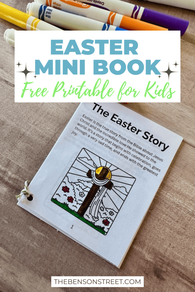 Easter Mini Book free printable for kids
