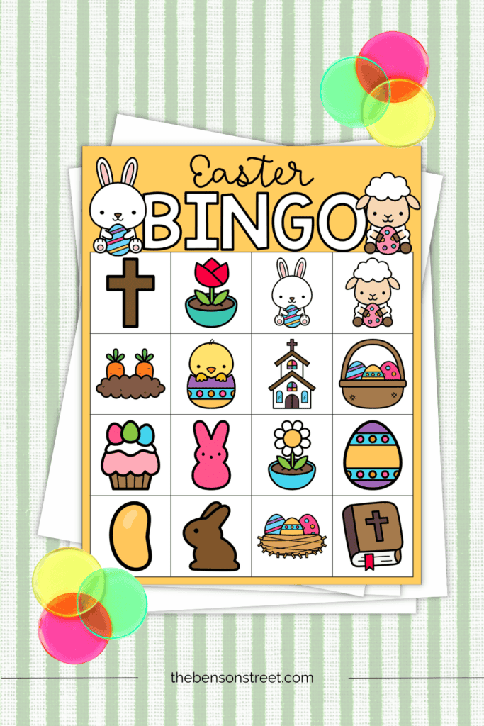Free Set of Bingo Cards for Easter Free to Print