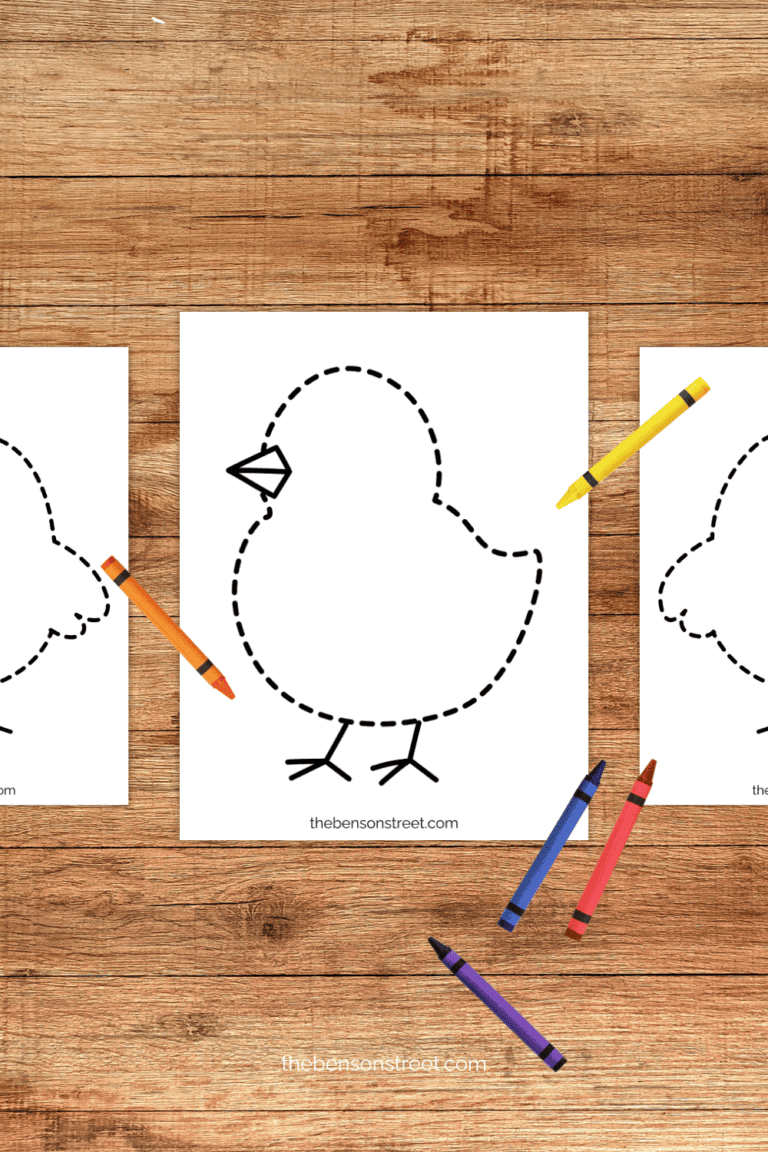Make your own easter chick craft with a free printable template