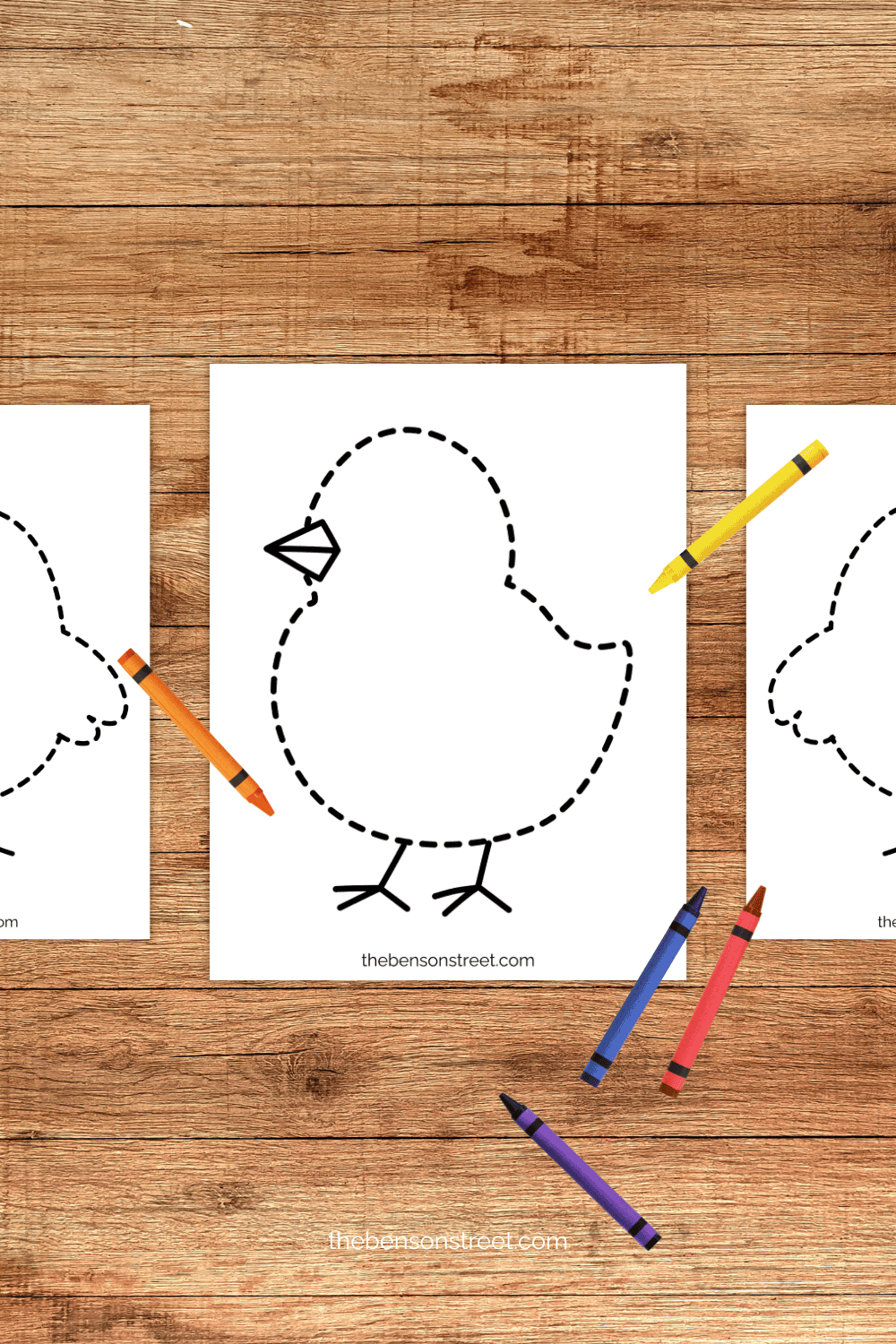 Make your own easter chick craft with a free printable template