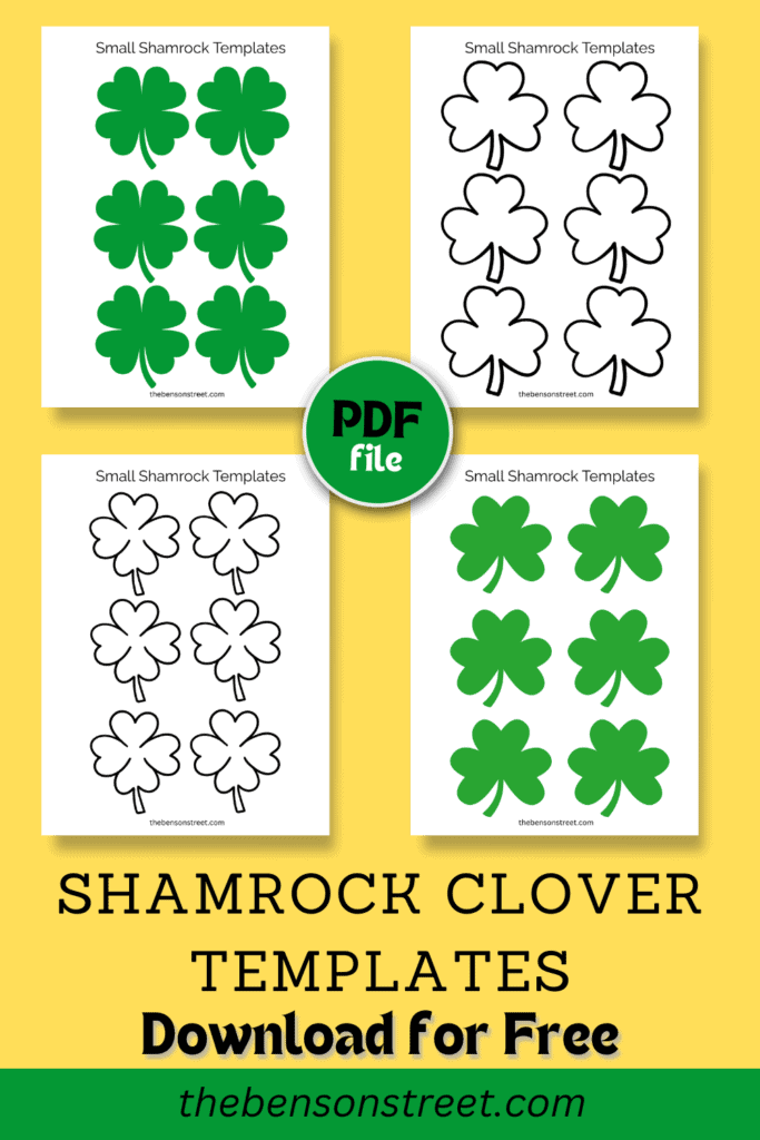 Shamrock Clover Templates download for free