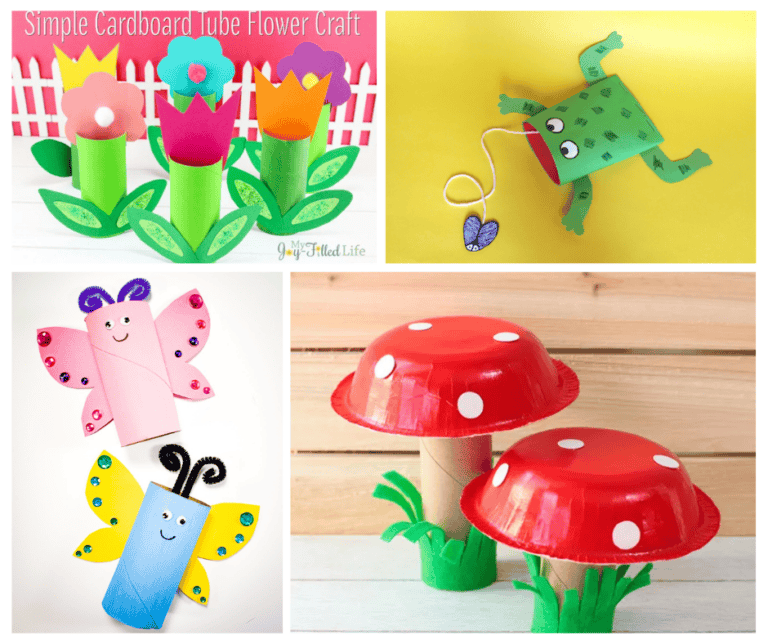 Easy and cute Spring Cardboard Tube Crafts