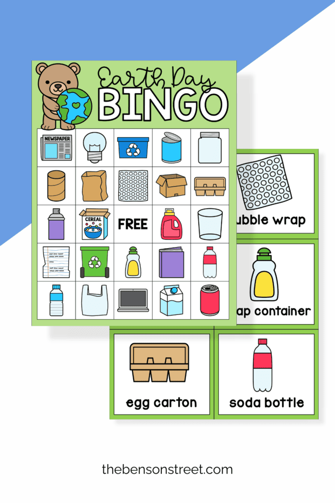 Celebrate Earth Day with a game of free printable bingo