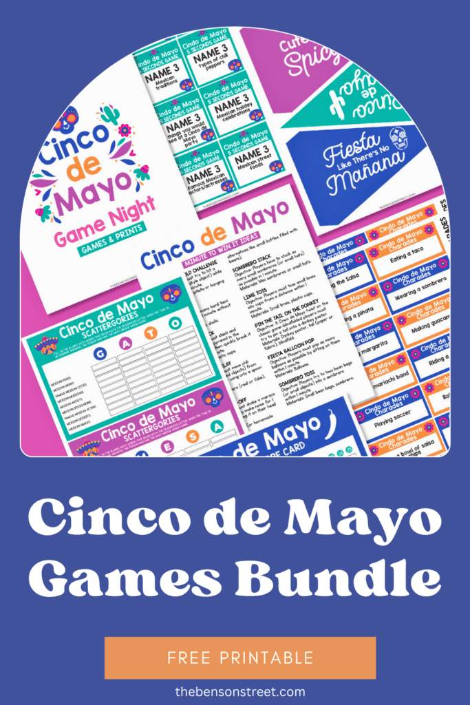 Cinco de Mayo Games Bundle Free Printable