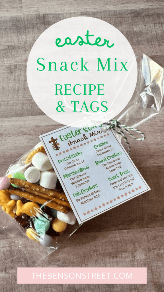Easter Snack Mix Recipe & Printable Tags