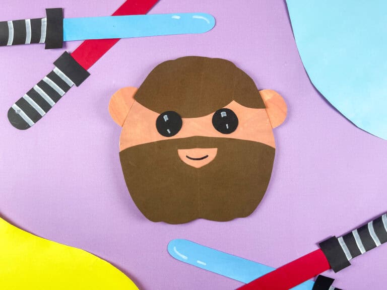 Free Printable Template to make an Obi-wan kenobi paper craft