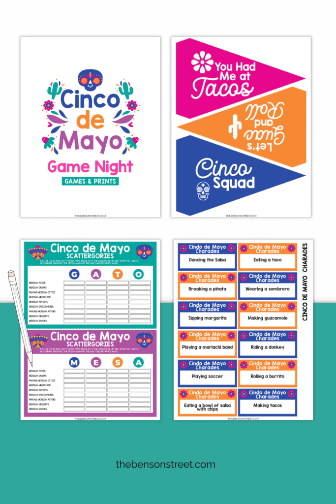 Have fun celebrating Cinco de Mayo with games to print off 