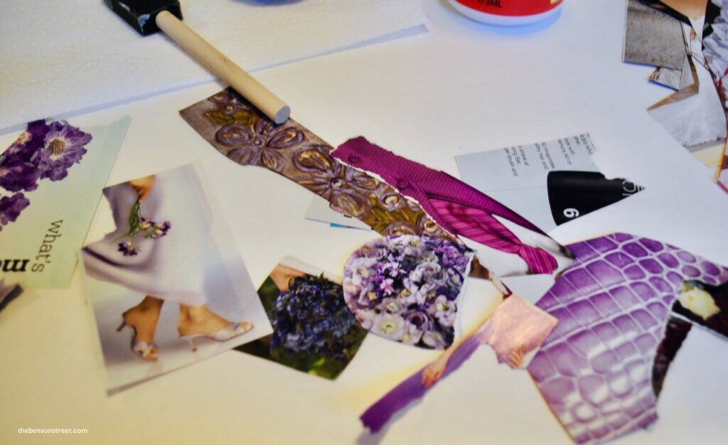 Picking out images for a collage easter egg
