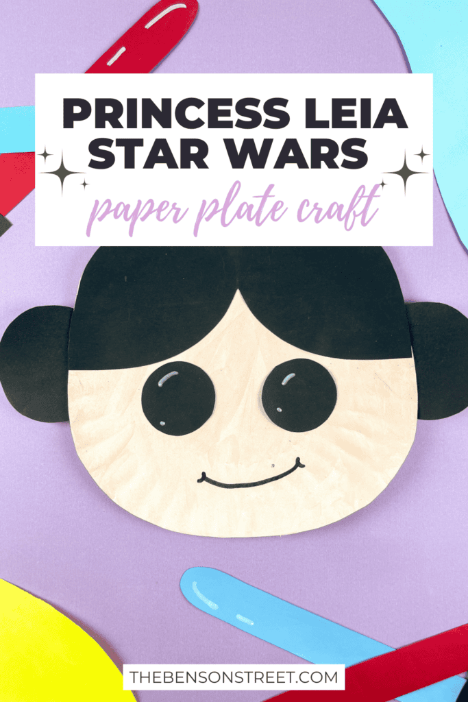Princess Leia Star Wars Paper Plate Craft 