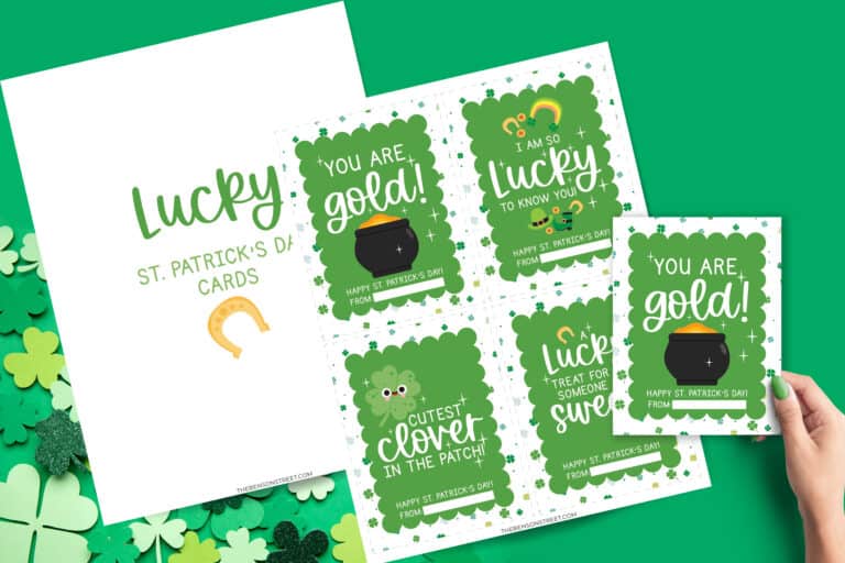 Free Printable cards for St. Patrick's Day Tags
