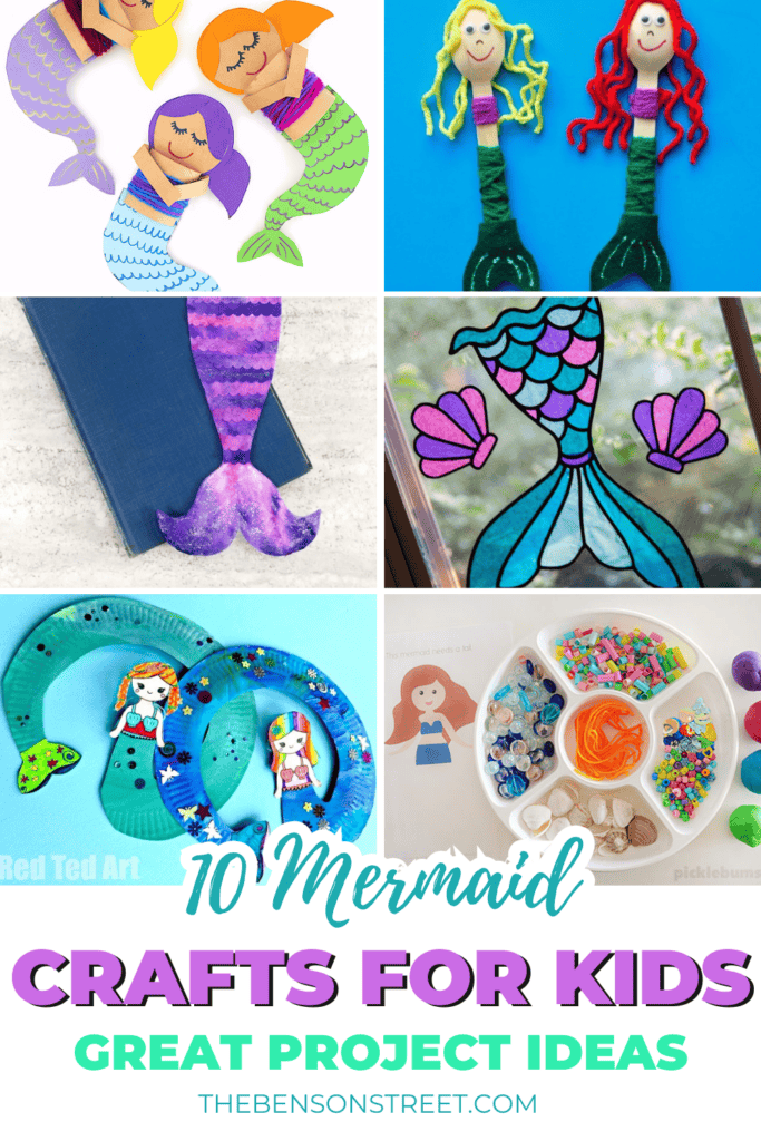 10 Mermaid Crafts for Kids Great Project Ideas