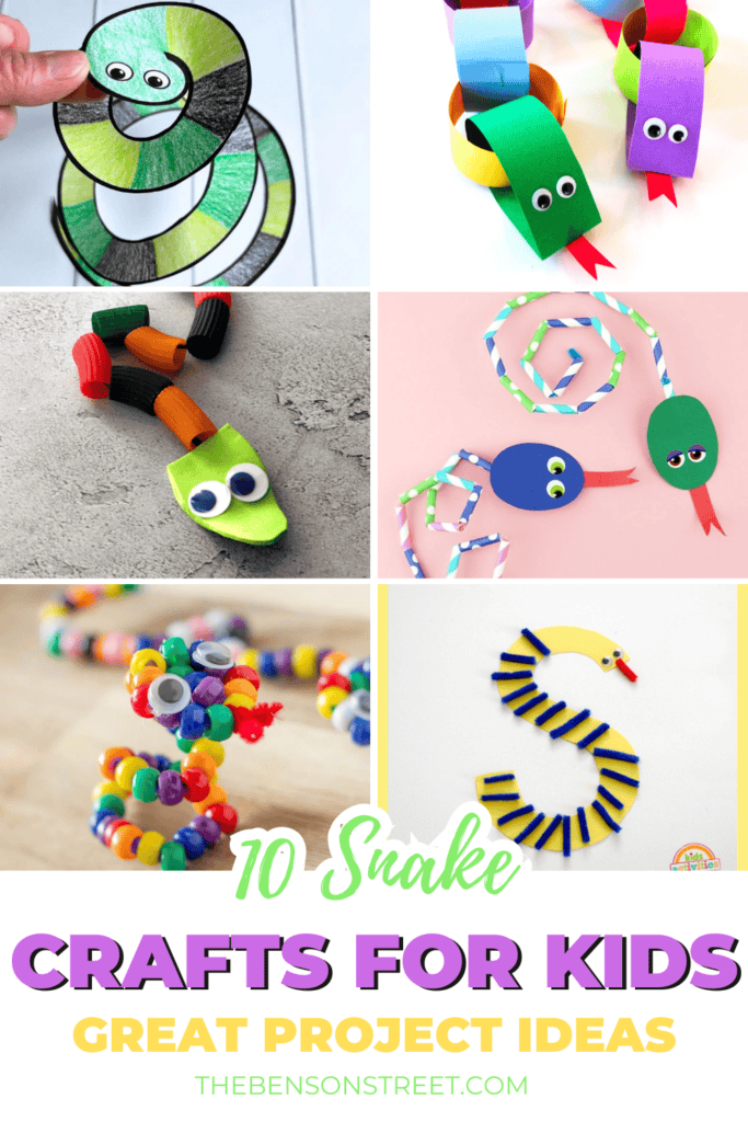 10+ Snake Crafts for Kids great project ideas