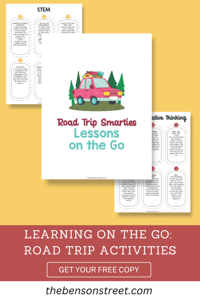 Learning on the Go Road Trip Activities get your free copy