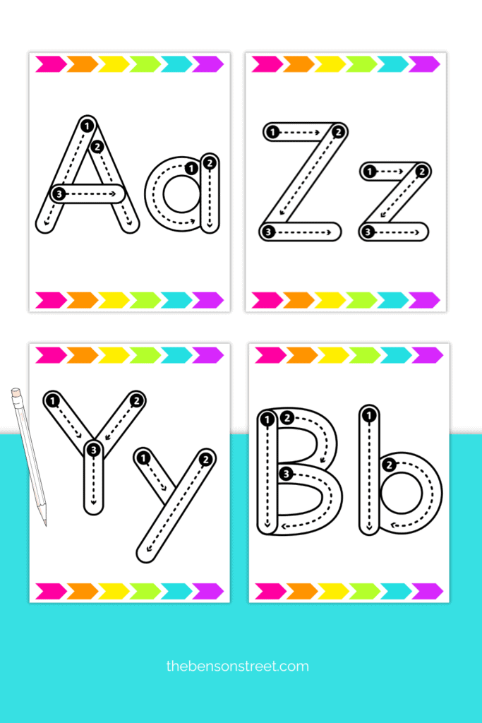 Free Printable Letter sheets for molding out of playdough