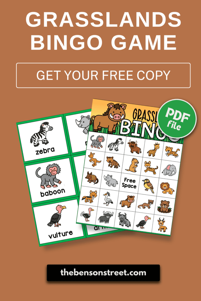 Grasslands Bingo Game Get your free copy