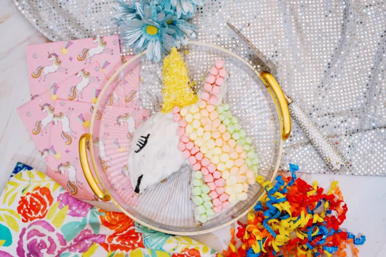 How to make a unicorn cake for parties using a box cake mix