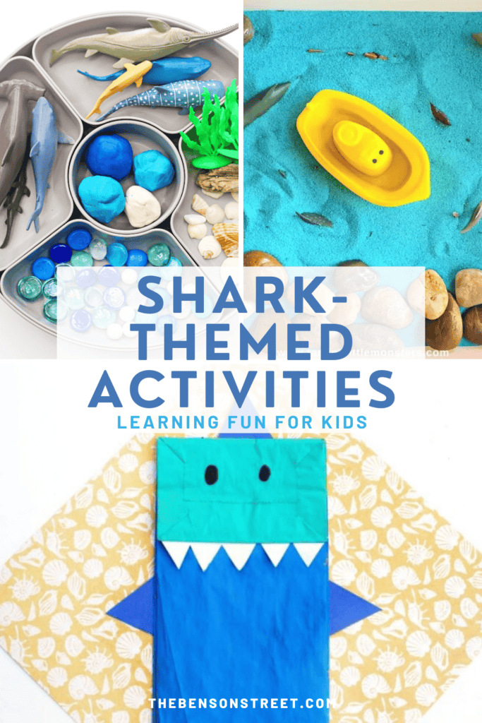Shark-themed activities learning fun for kids at thebensonstreet.com