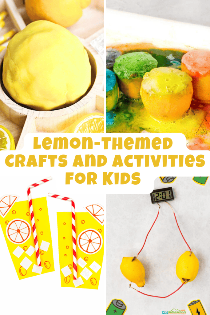 Lemon-Themed Crafts and Activities for Kids