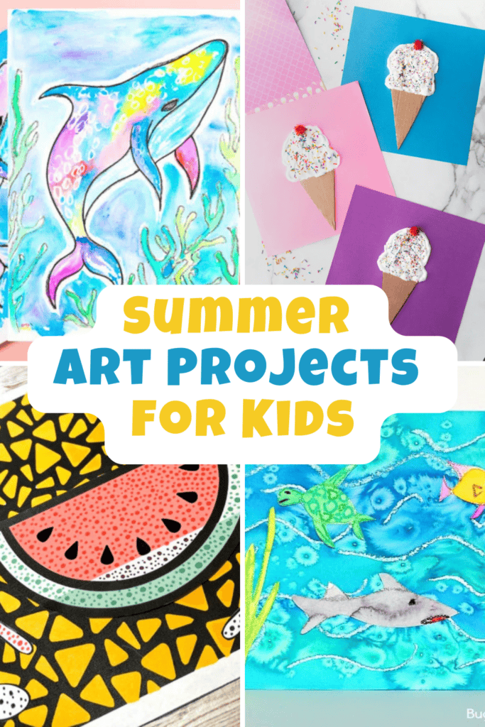 Summer Art Projects for Kids Collage