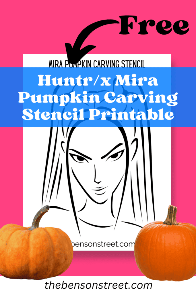 Free Huntrx Mira Pumpkin Carving Stencil Printable