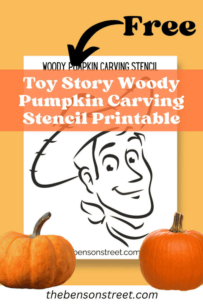 Free Toy Story Woody Pumpkin Carving Stencil Printable