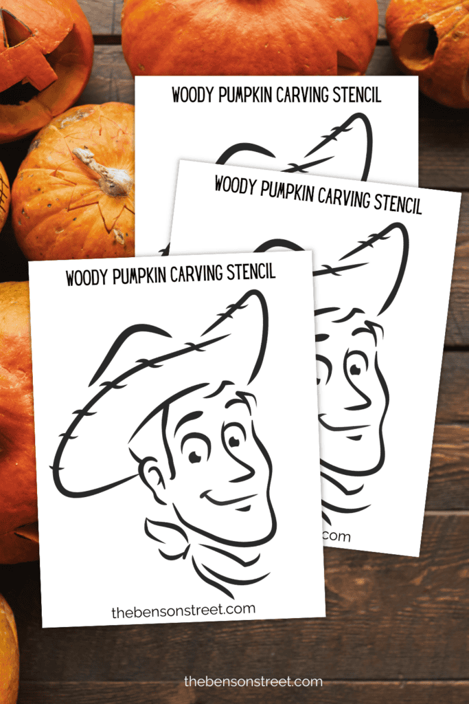 Free printable toy story pumpkin template for halloween carving