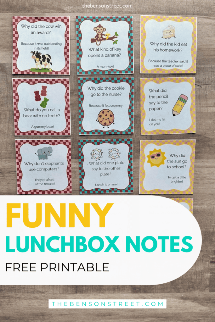 Funny Lunchbox Notes Free Printable