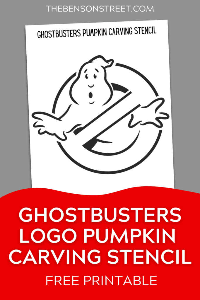 Ghostbusters Logo Pumpkin Carving Stencil Free Printable