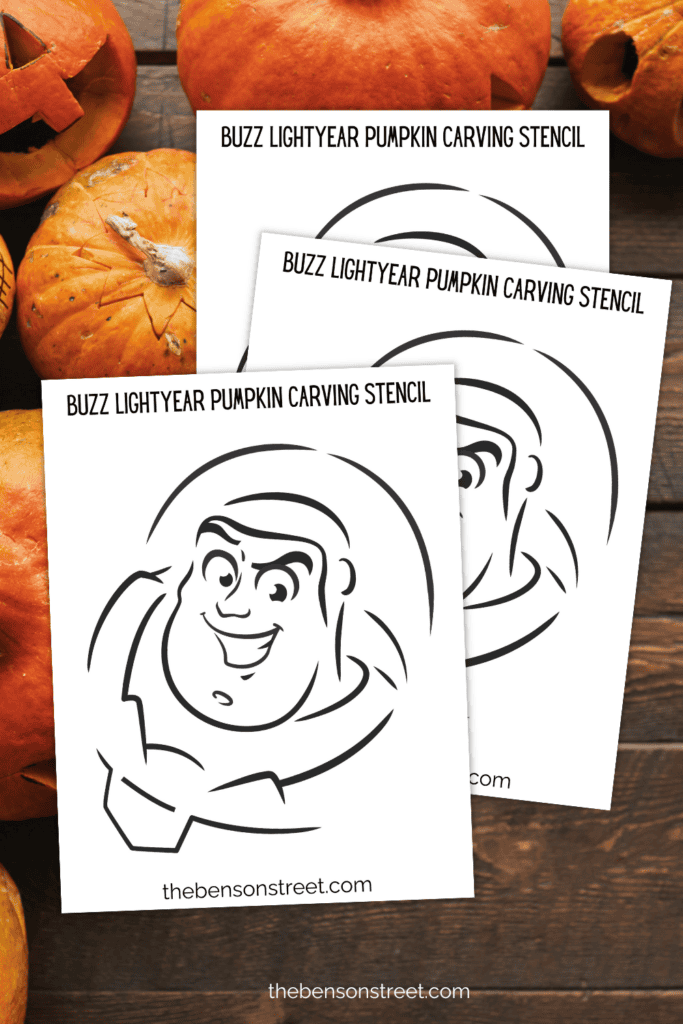 How to carve a pumpkin to look like Buzz from toy story