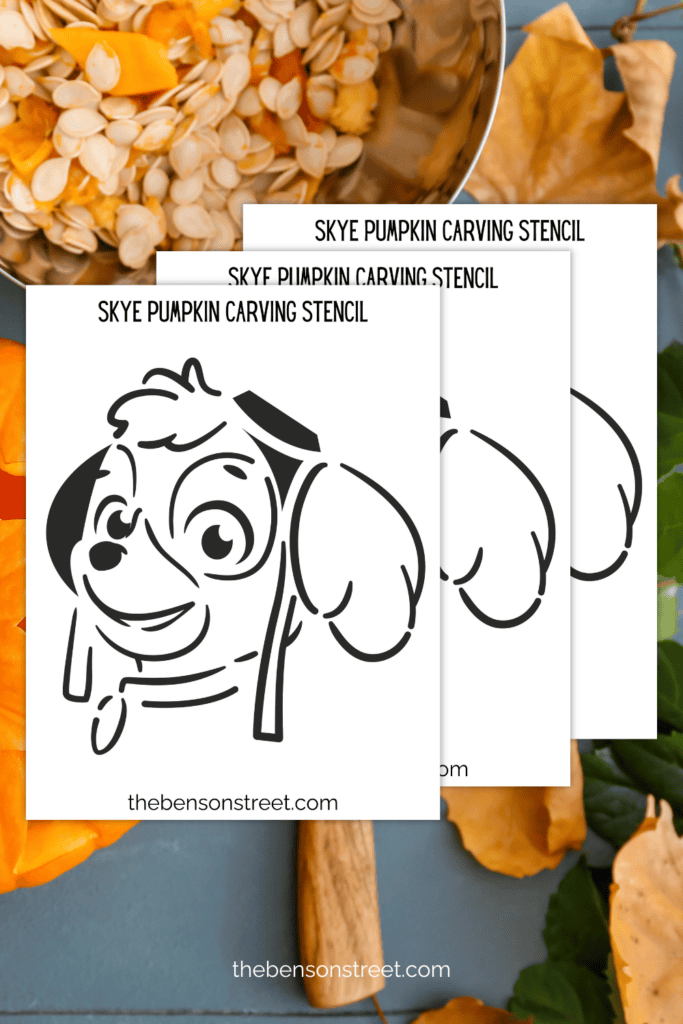 How to carve a sky puppy from paw patrol