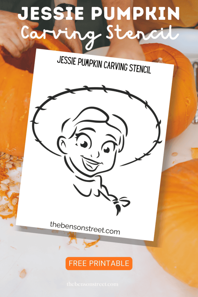 Jessie Pumpkin Carving Stencil Free Printable