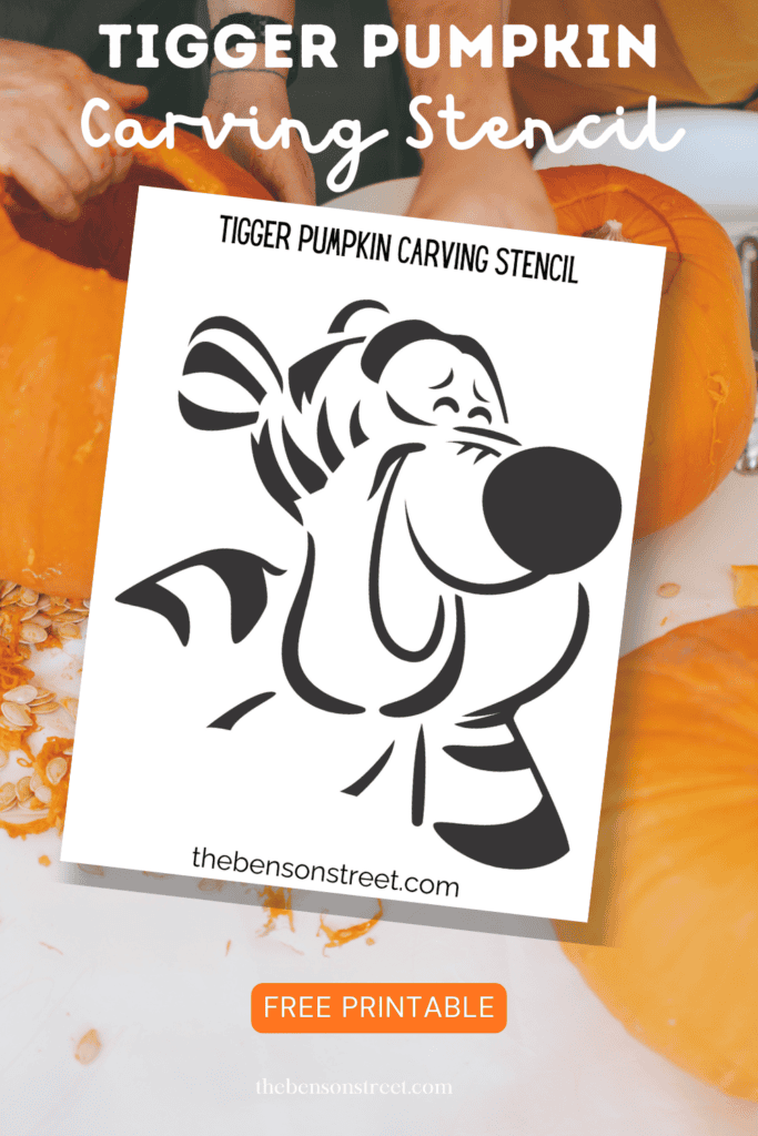 Tigger Pumpkin Carving Stencil Free Printable